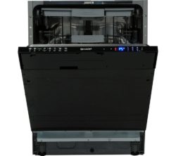 SHARP QW-GD53I443X Full-size Integrated Dishwasher